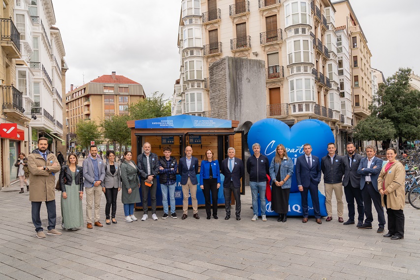 Gasteizek ‘partekatu bizitza’ kanpaina hartuko du urriaren 10etik 13ra, gaixotasun kardiobaskularren prebentzioaren inguruan kontzientziatzeko